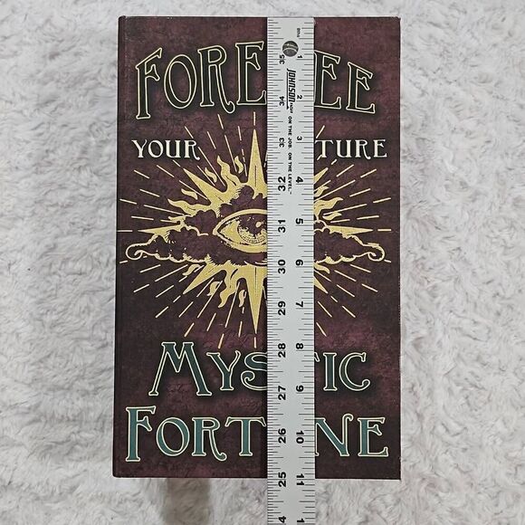 Halloween Mystic Fortune Teller Secret Hidden Storage Book Magnetic Closure - Picture 7 of 7